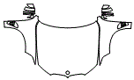 Full Hood, Fender and Mirror Kit pattern for the 2026 BMW X5