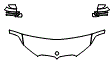 Hood, Fender and Mirror Kit pattern for the 2026 BMW X5