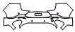 Rear Bumper Kit pattern for the 2026 Alfa Romeo Tonale
