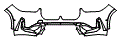 Bumper Kit pattern for the 2027 BMW X1