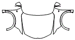 Full Hood, Fender and Mirror Kit pattern for the 2023 Alfa Romeo Tonale