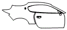 Door and Rear Fender Kit pattern for the 2027 Maserati GranTurismo