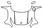 Full Hood, Fender and Mirror Kit pattern for the 2024 Fisker Ocean