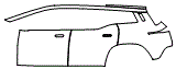 Door and Rear Fender Kit pattern for the 2024 Fisker Ocean