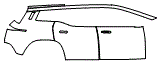 Door and Rear Fender Kit pattern for the 2024 Fisker Ocean