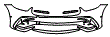 Bumper Kit pattern for the 2027 Mercedes Benz GLC Coupe