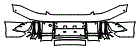 Rear Bumper Kit pattern for the 2025 Hyundai Ioniq 6 (Canada)