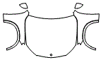 Full Hood, Fender and Mirror Kit pattern for the 2027 Mercedes Benz GLC Coupe