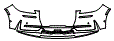 Bumper Kit pattern for the 2026 Lincoln Corsair