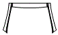 Roof and A-Pillar Kit pattern for the 2027 Mercedes Benz EQE SUV