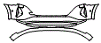 Bumper Kit pattern for the 2024 Audi Q8 e-tron