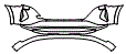 Bumper Kit pattern for the 2024 Audi Q8 e-tron