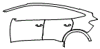 Door and Rear Fender Kit pattern for the 2026 Audi Q4 e-tron