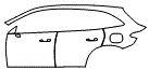 Door and Rear Fender Kit pattern for the 2027 Mercedes Benz GLC SUV
