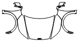Full Hood, Fender and Mirror Kit pattern for the 2022 Kia EV6