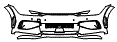Bumper Kit pattern for the 2023 Kia EV6