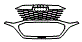 Grille Kit pattern for the 2024 Audi Q8 e-tron