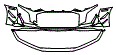 Bumper Kit pattern for the 2023 Audi R8