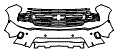 Bumper Kit pattern for the 2026 Chevrolet Silverado HD