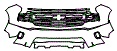 Bumper Kit pattern for the 2026 Chevrolet Silverado HD