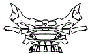 Bumper Kit pattern for the 2024 Lamborghini Huracan