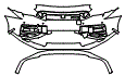 Bumper Kit pattern for the 2024 Nissan GT-R