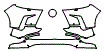 Bumper Kit pattern for the 2016 Lexus LX