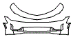 Bumper Kit pattern for the 2024 Chevrolet Camaro