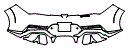 Rear Bumper Kit pattern for the 2026 Acura Integra