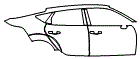 Door and Rear Fender Kit pattern for the 2026 Acura Integra
