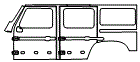 Door and Rear Fender Kit pattern for the 2026 Ineos Grenadier