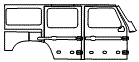 Door and Rear Fender Kit pattern for the 2026 Ineos Grenadier
