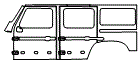 Door and Rear Fender Kit pattern for the 2026 Ineos Grenadier