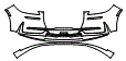 Bumper Kit pattern for the 2026 Lincoln Corsair