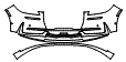 Bumper Kit pattern for the 2026 Lincoln Corsair