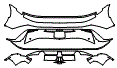 Rear Bumper Kit pattern for the 2027 Nissan Z