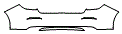 Rear Bumper Kit pattern for the 2026 Honda Civic