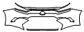 Bumper Kit pattern for the 2026 Toyota Grand Highlander