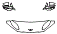 Hood and Mirror Kit pattern for the 2023 Aston Martin DBS 770 Ultimate