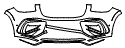 Bumper Kit pattern for the 2026 Mercedes Benz GLS SUV