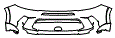 Bumper Kit pattern for the 2025 Dodge Hornet PHEV