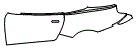 Door and Rear Fender Kit pattern for the 2026 Aston Martin DB12