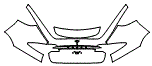 Trunk Lid and Rear Fender Kit pattern for the 2026 Tesla Model X