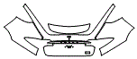 Trunk Lid and Rear Fender Kit pattern for the 2026 Tesla Model X