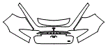 Trunk Lid and Rear Fender Kit pattern for the 2026 Tesla Model X