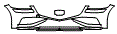 Bumper Kit pattern for the 2023 Genesis G80