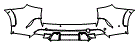 Rear Bumper Kit pattern for the 2026 BMW X5