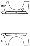 Outer Bed Panel Kit pattern for the 2026 RAM 2500