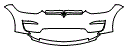 Bumper Kit pattern for the 2026 Tesla Model X