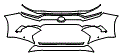 Bumper Kit pattern for the 2026 Toyota Grand Highlander